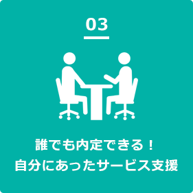 誰でも内定できる！自分にあったサービス支援